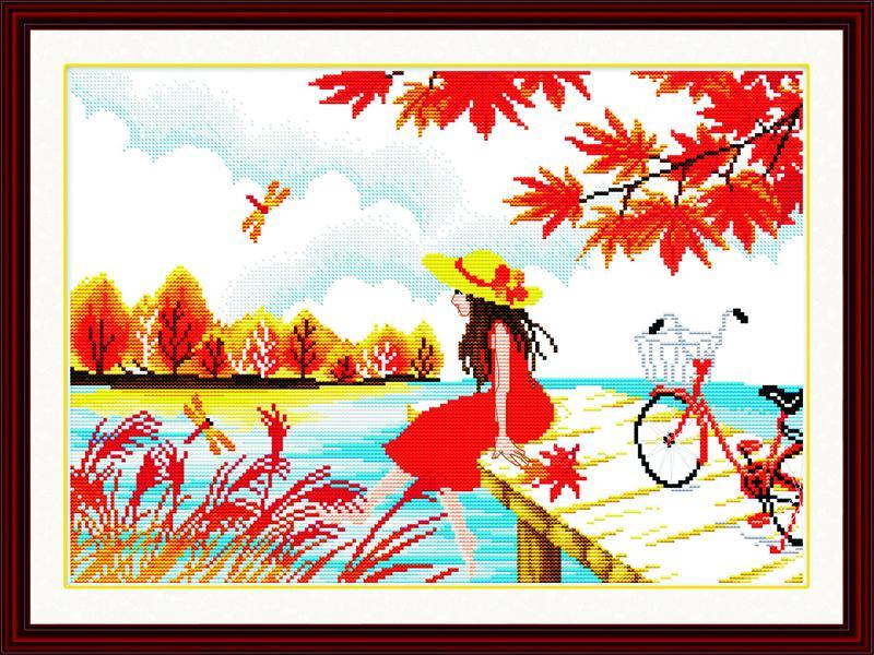 Autumn Cross Stitch Kits F036