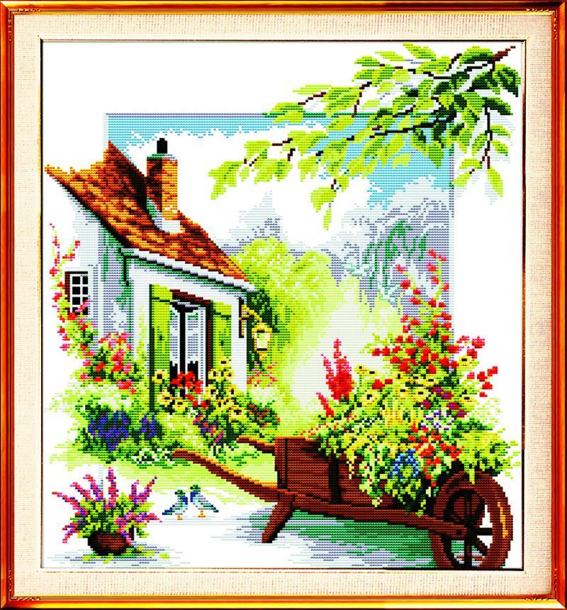 Log Cabin Cross Stitch Kits F055 2099