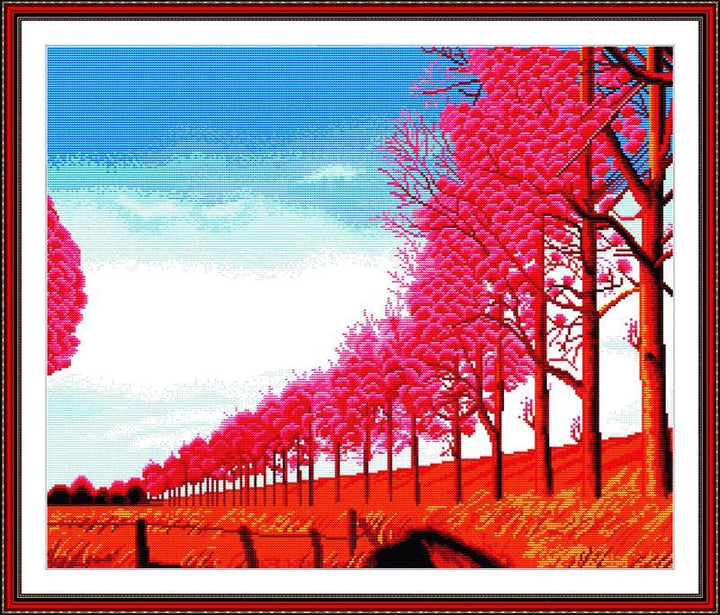 Tree Cross Stitch Kits F077