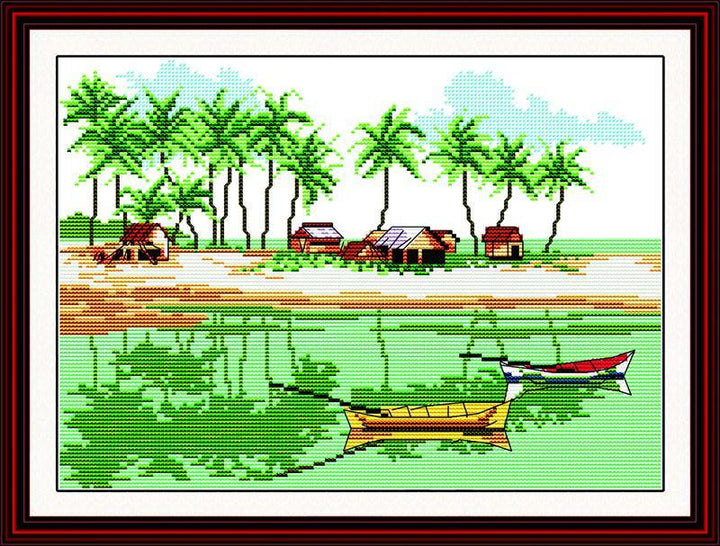 River Cross Stitch Kits F079