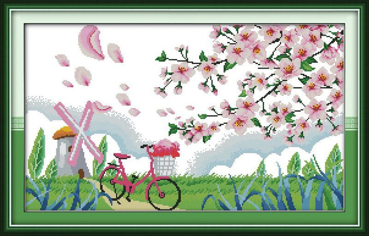 Spring Cross Stitch Kits F104