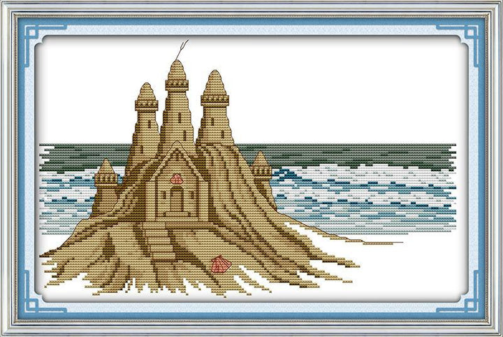 Sandcastle Cross Stitch Kits F125