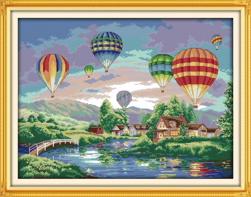 Balloon Cross Stitch Kits F139