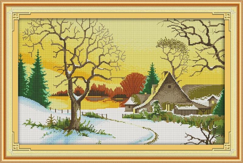 Snow Cross Stitch Kits F176