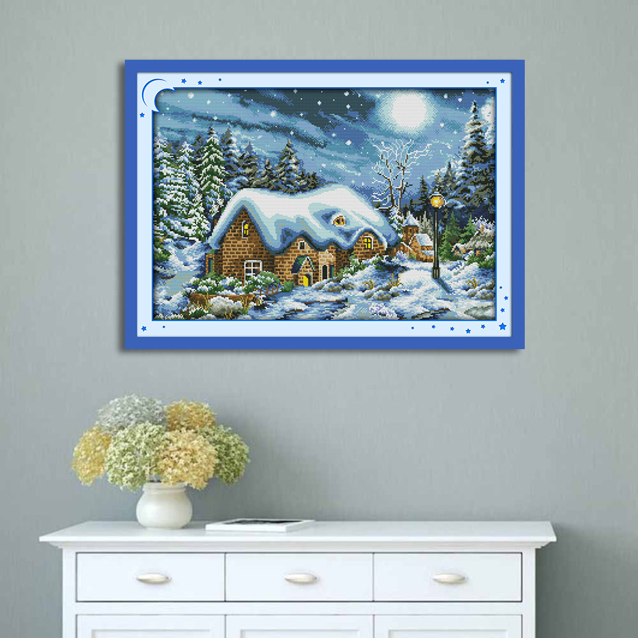 Log Cabin Cross Stitch Kits F178