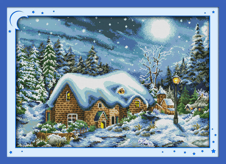 Log Cabin Cross Stitch Kits F178