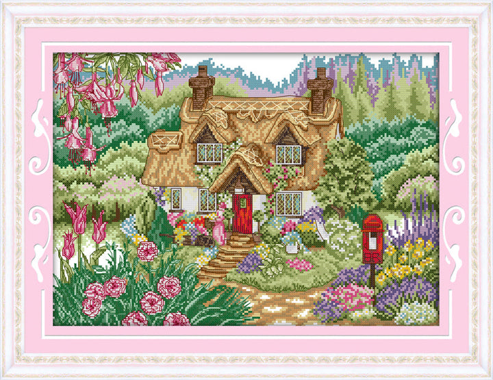 Log Cabin Cross Stitch Kits F241