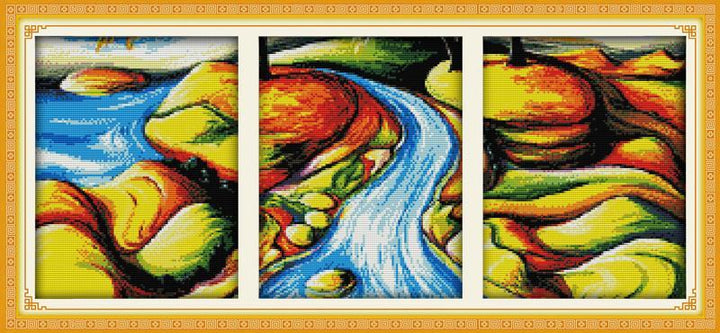 River Cross Stitch Kits F391