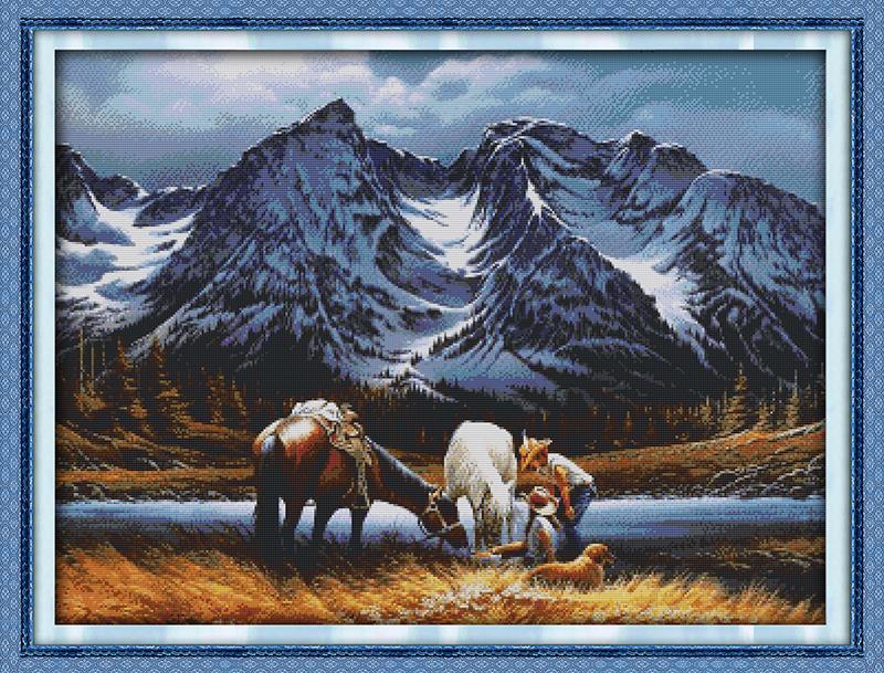 Mountain Cross Stitch Kits F396