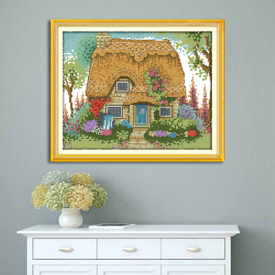 Log Cabin Cross Stitch Kits F400