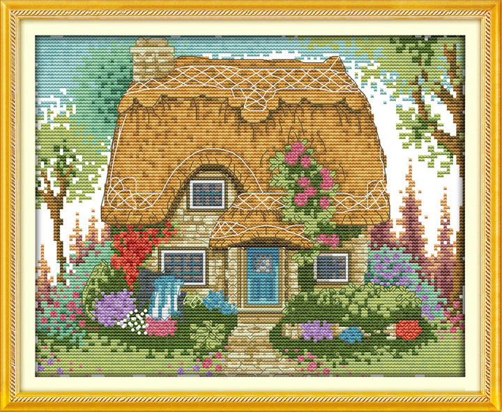 Log Cabin Cross Stitch Kits F400