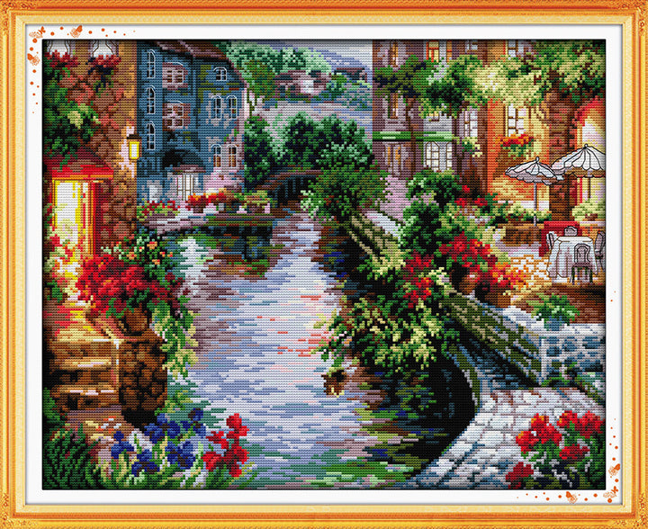 Town Cross Stitch Kits F401