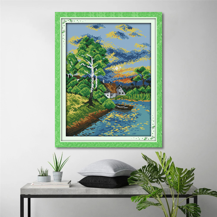 River Cross Stitch Kits F448