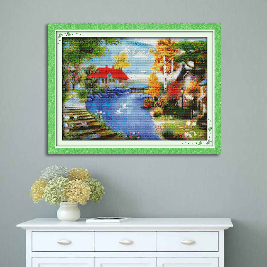 River Cross Stitch Kits F462