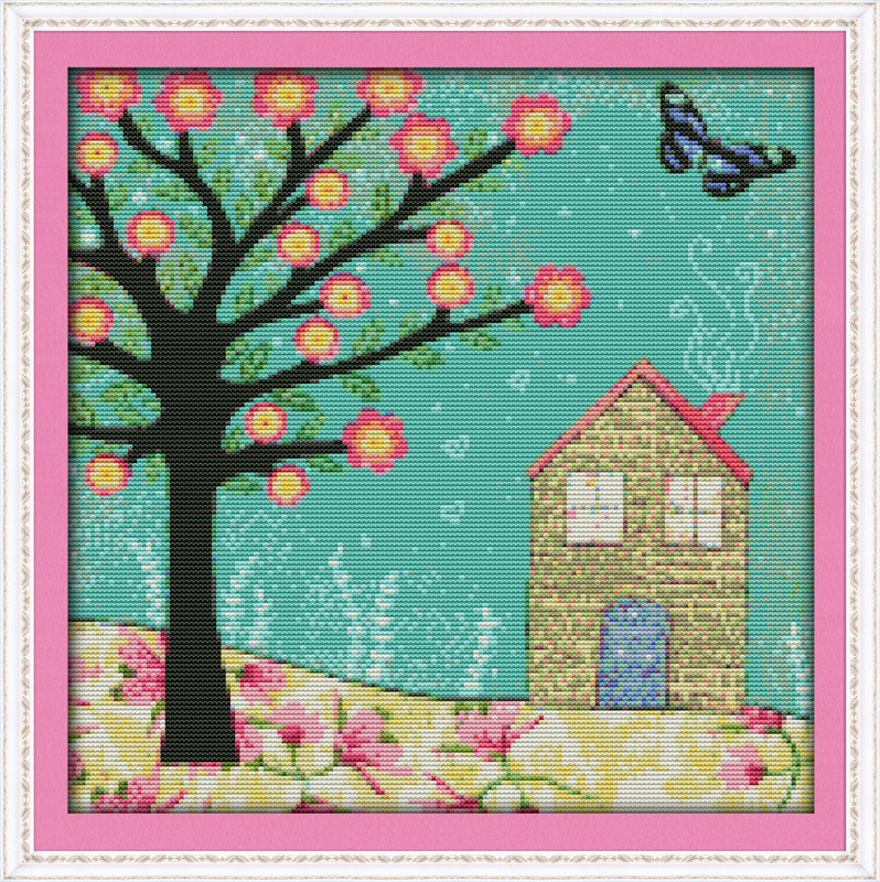 Tree Cross Stitch Kits F514