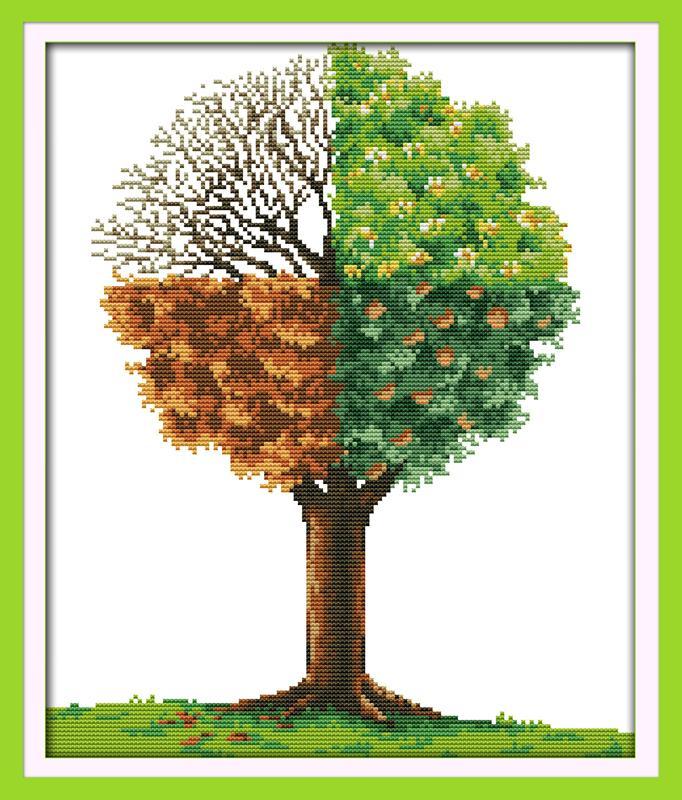 Tree Cross Stitch Kits F525