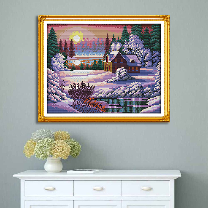 Winter Cross Stitch Kits F529