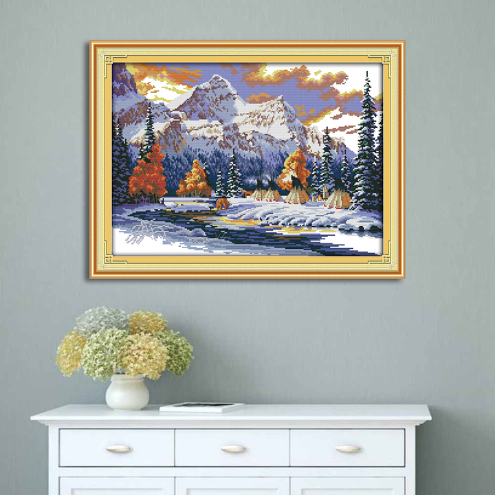 Mountain Cross Stitch Kits F566