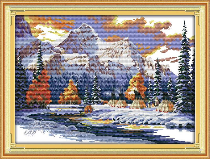 Mountain Cross Stitch Kits F566