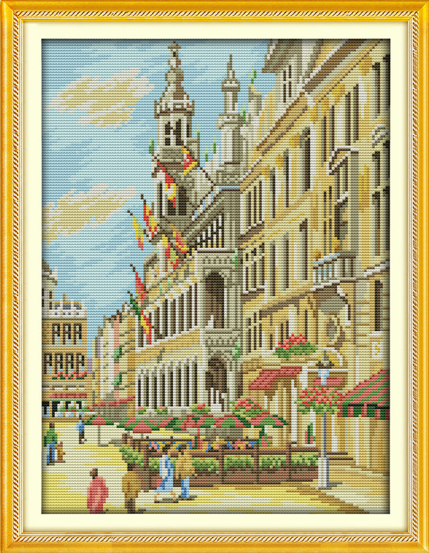 Architecture Cross Stitch Kits F573