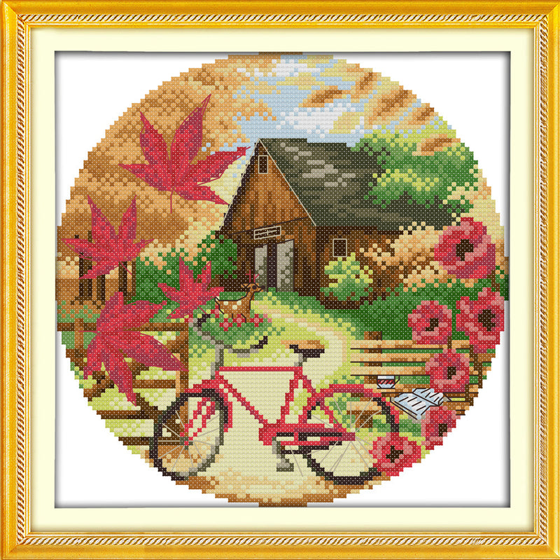 Log Cabin Cross Stitch Kits F889