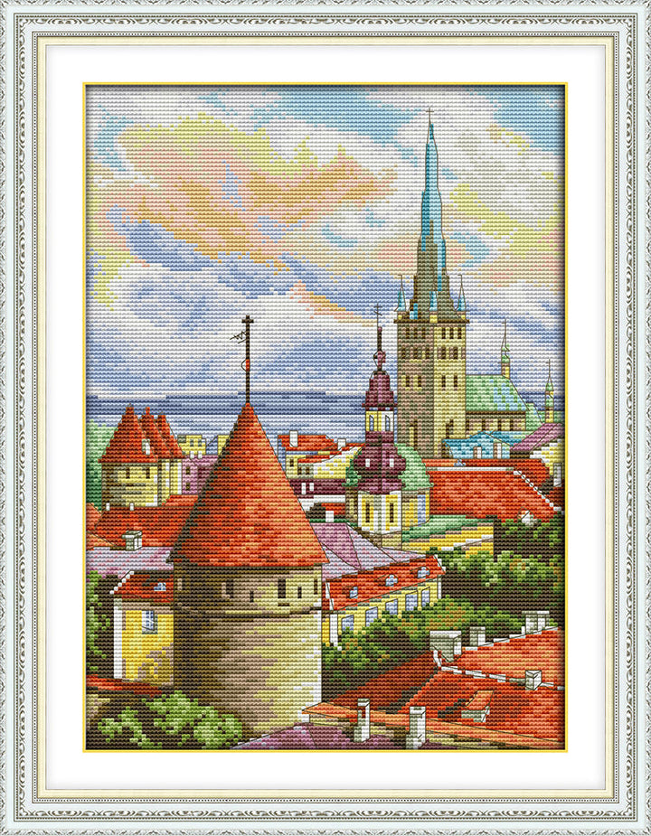 Architecture Cross Stitch Kits F960