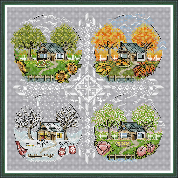 Seasons Cross Stitch Kits FA115