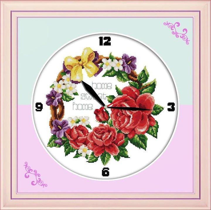 Clock Cross Stitch Kits G004