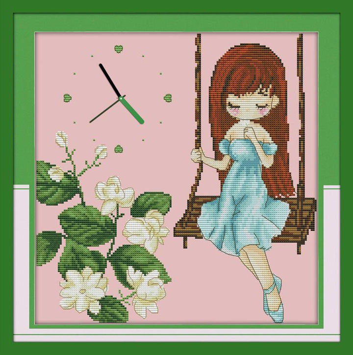 Clock Cross Stitch Kits G021