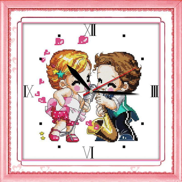 Clock Cross Stitch Kits G026