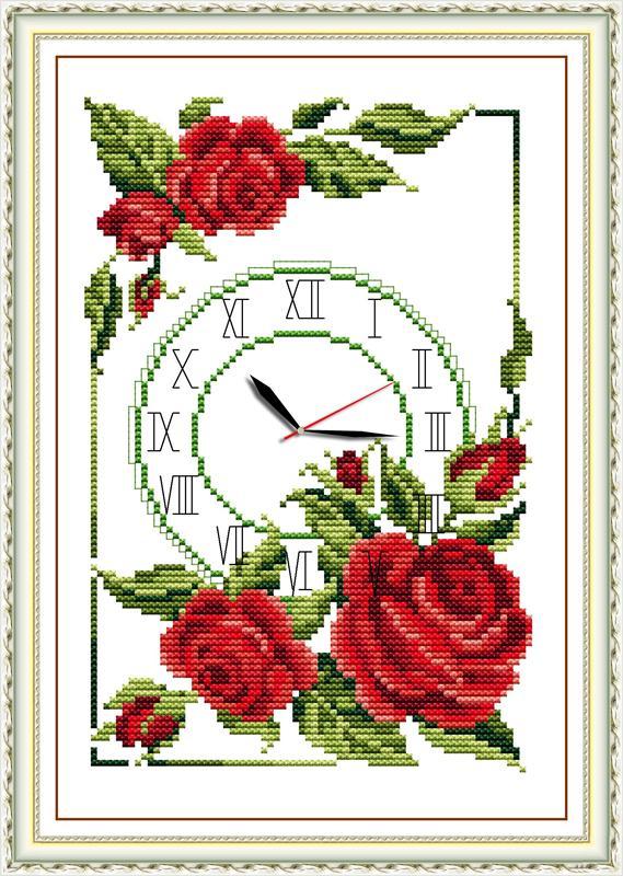 Clock Cross Stitch Kits G032