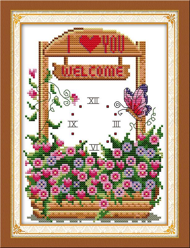 Clock Cross Stitch Kits G033