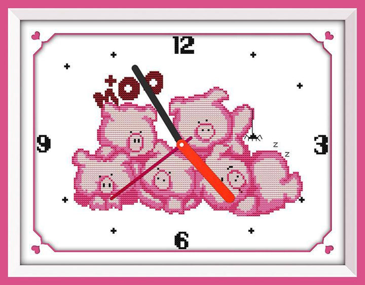 Clock Cross Stitch Kits G058