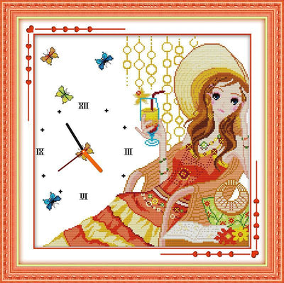 Clock Cross Stitch Kits G077