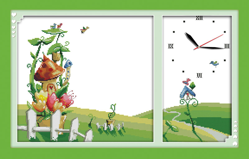 Clock Cross Stitch Kits G301