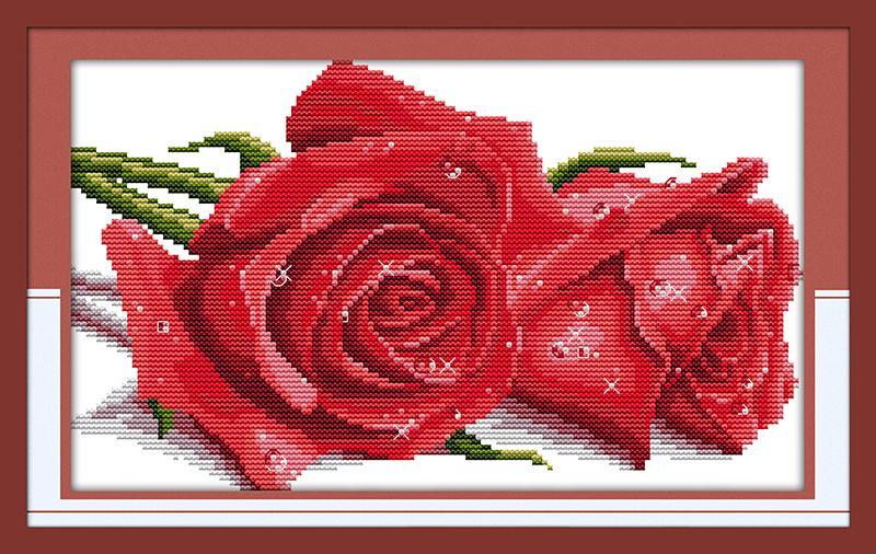 Flower Cross Stitch Kits H016