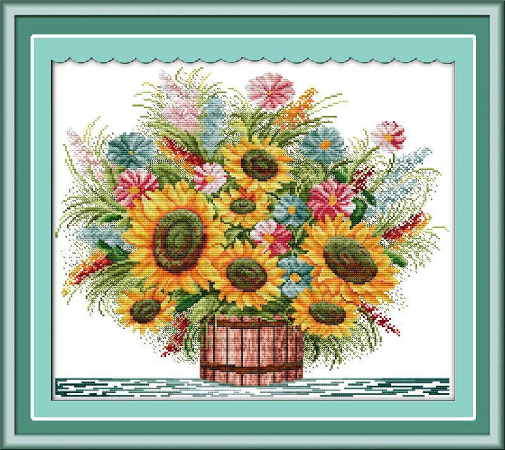 Flower Cross Stitch Kits H035