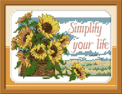 Flower Cross Stitch Kits H036 3079