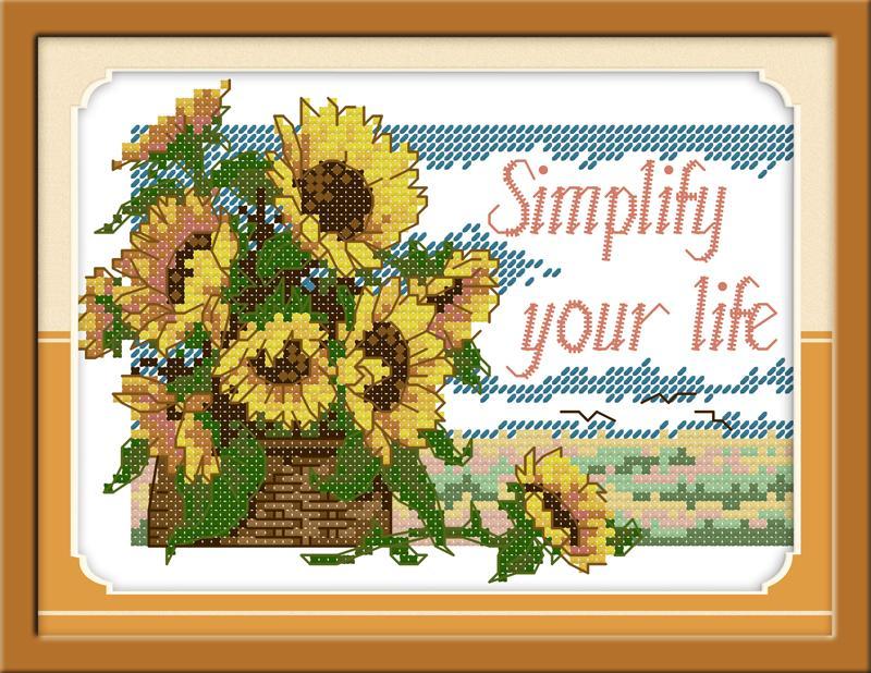 Flower Cross Stitch Kits H036 3079