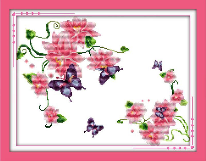 Flower Cross Stitch Kits H134