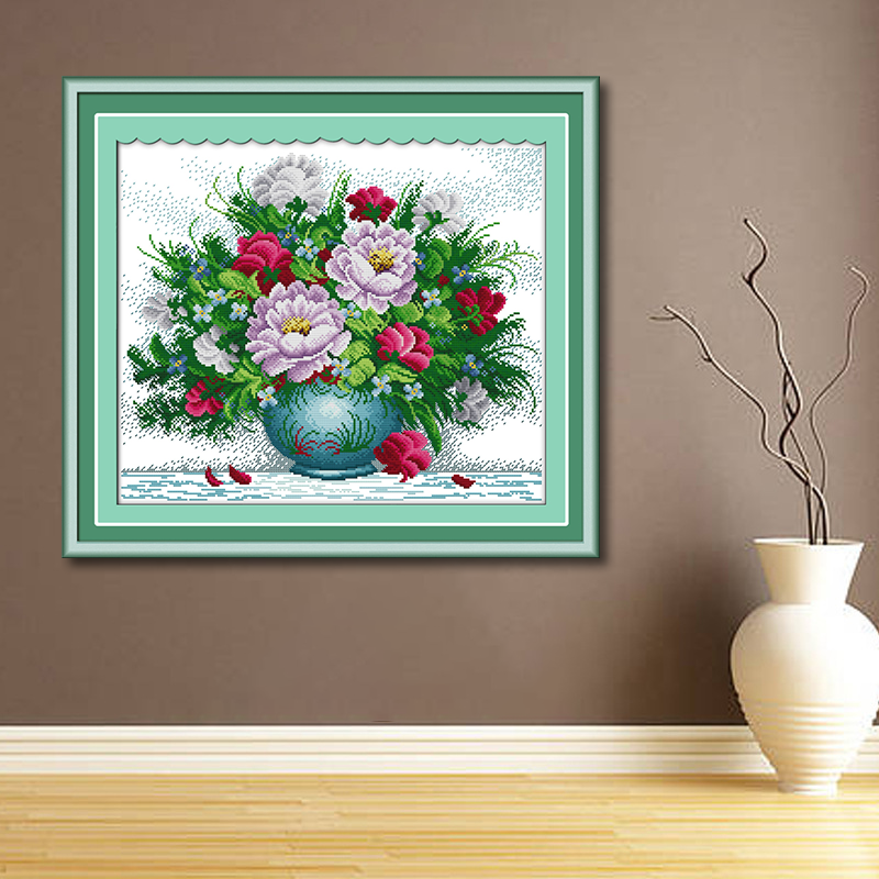 Flower Cross Stitch Kits H158