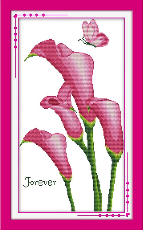 Flower Cross Stitch Kits H189