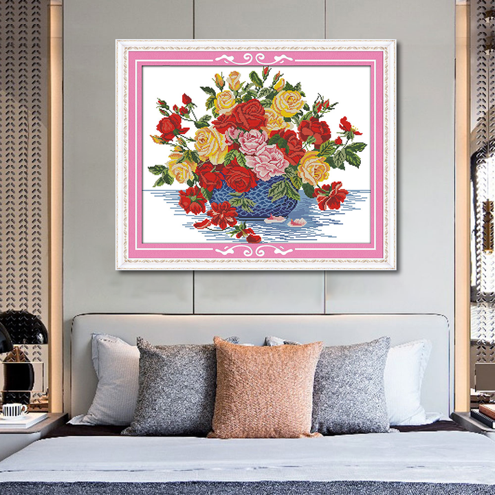 Flower Cross Stitch Kits H307