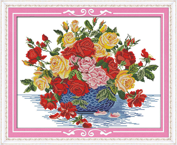 Flower Cross Stitch Kits H307