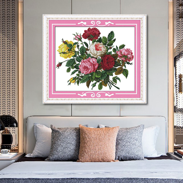 Flower Cross Stitch Kits H308