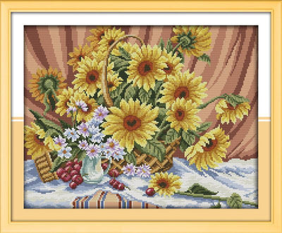 Flower Cross Stitch Kits H321