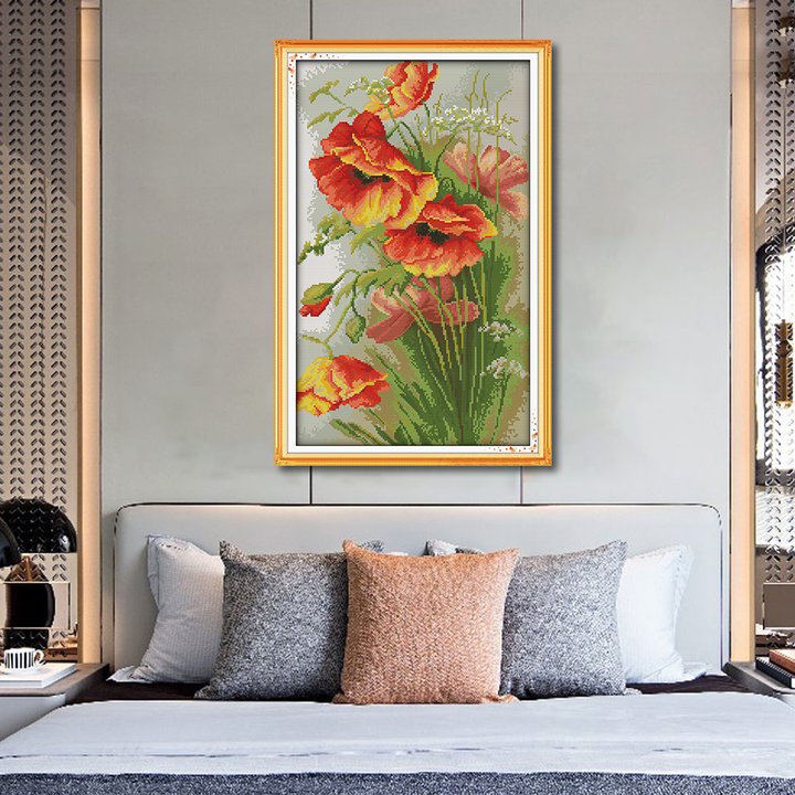 Flower Cross Stitch Kits H325