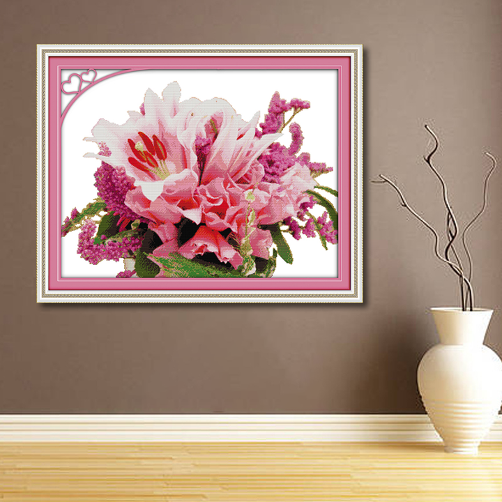 Flower Cross Stitch Kits H354