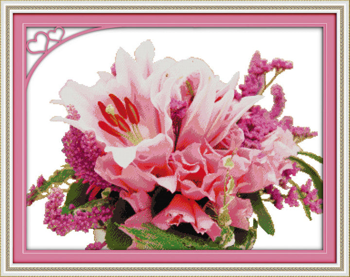 Flower Cross Stitch Kits H354