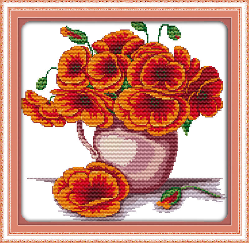 Flower Cross Stitch Kits H356